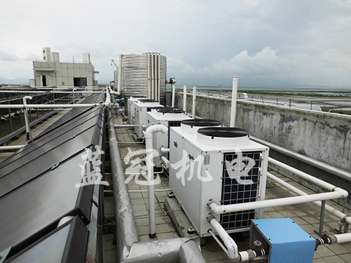 珠海三一重工：太陽能熱水工程+空氣能熱水工程