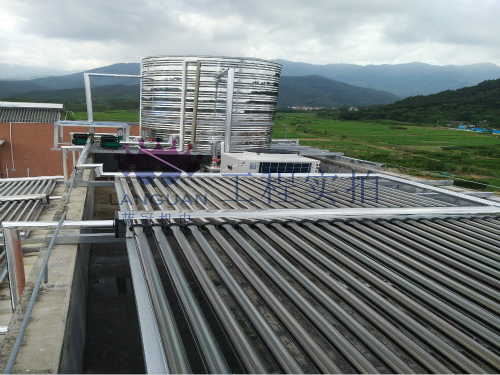 太陽(yáng)能+空氣能熱水工程